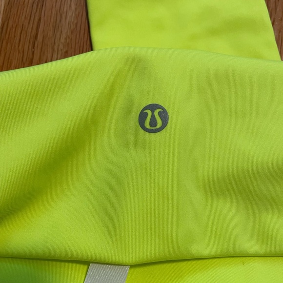Lululemon bright yellow wunder under leggings - Picture 2 of 4